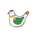 New Retro Pin Badge - Bird - by Hightide