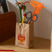 Penco Brown Paper Bag Pen Pot - by Hightide