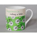 Happiness Cycling Bone China Mug Green - by Repeat Repeat