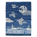 Minuit Blanc - Christmas Tea Towel - by Tissage Moutet