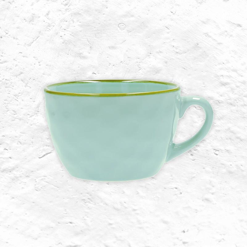 Concerto 'Tiffany Green' Verde Acqua Breakfast Cup, by Forma House