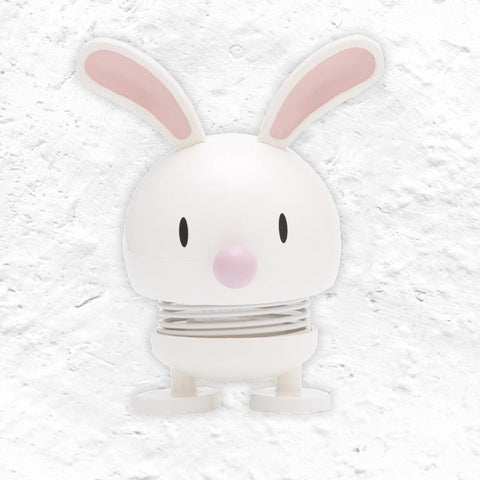 Hoptimist Bunny - White