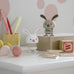 Hoptimist Bunny - White