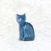 Rimini Blu Seated Cat Number 119 des. Aldo Londi for Bitossi