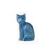 Rimini Blu Seated Cat Number 119 des. Aldo Londi for Bitossi