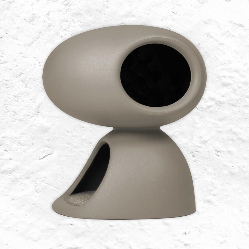 "Cat Cave" Cat Bed - Grey - des. Stefano Giovannoni, for United Pets