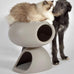 "Cat Cave" Cat Bed - Grey - des. Stefano Giovannoni, for United Pets