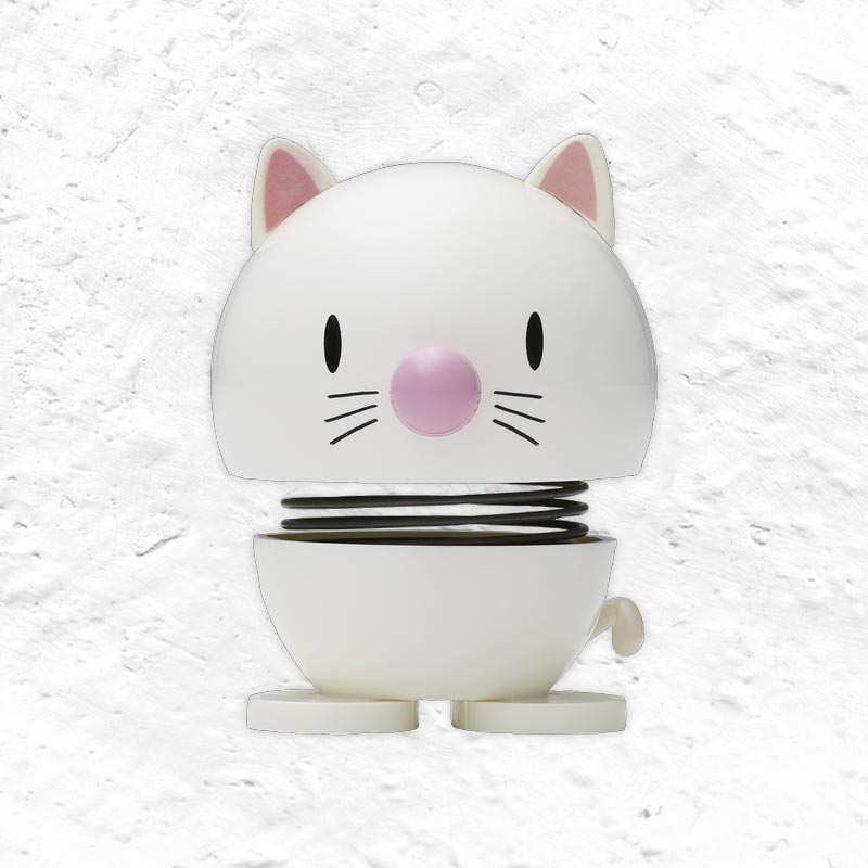 Hoptimist Cat - White
