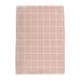 Checks and Stripes Tea Towel - Pink - by Muurla