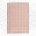 Checks and Stripes Tea Towel - Pink - by Muurla