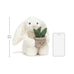 Cream Bunny with Plant - Jellycat
