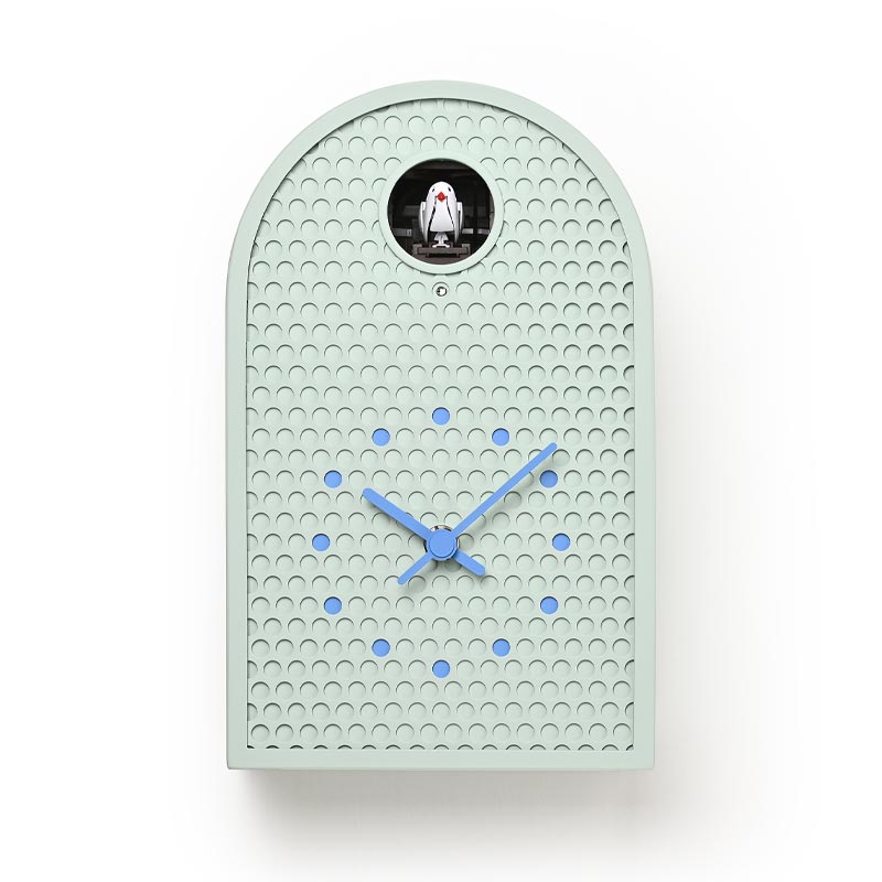 Lemnos COO Cuckoo Wall Clock - Mint Blue - des. Ryosuke Fukusada