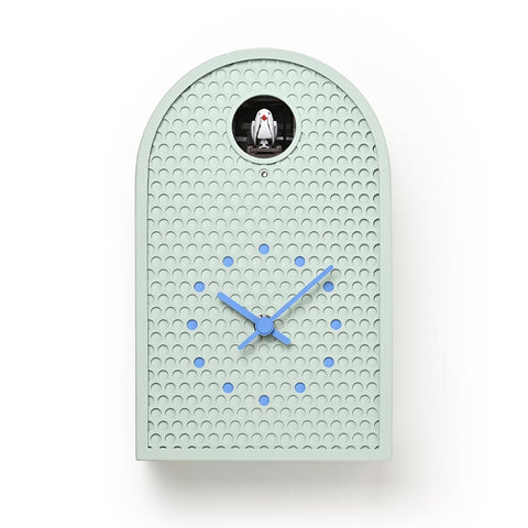 Lemnos COO Cuckoo Wall Clock - Mint Blue - des. Ryosuke Fukusada