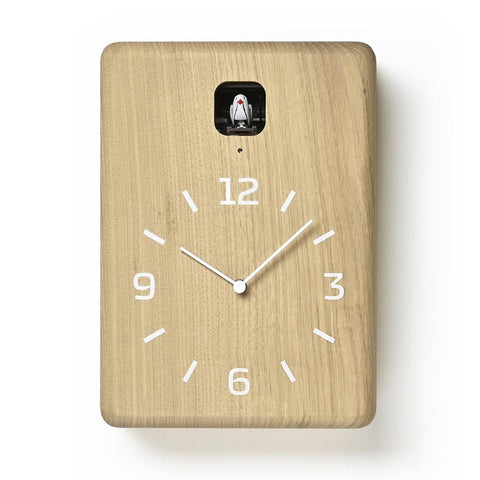 Lemnos CUCU Cuckoo Wall Clock - Natural - des. Yuichi Nara