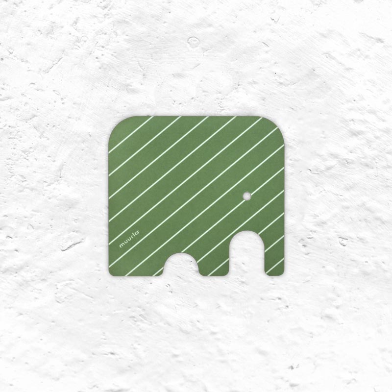 Elephant Coaster Green - by Muurla