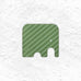 Elephant Coaster Green - by Muurla