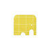 Elephant Coaster Yellow - by Muurla