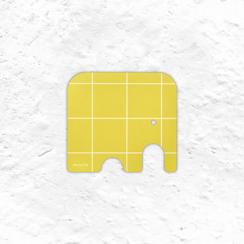 Elephant Coaster Yellow - by Muurla