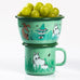 Moomin Enamel Bowl - In the garden, boys - by Muurla