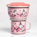 Moomin Enamel Bowl - In the garden, girls - by Muurla