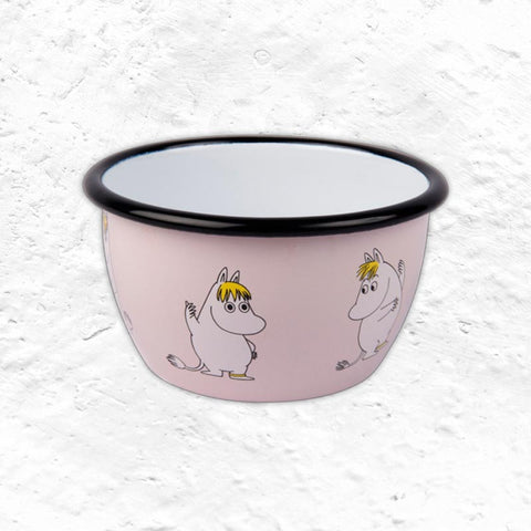 Moomin Enamel Bowl - Snorkmaiden Retro - by Muurla