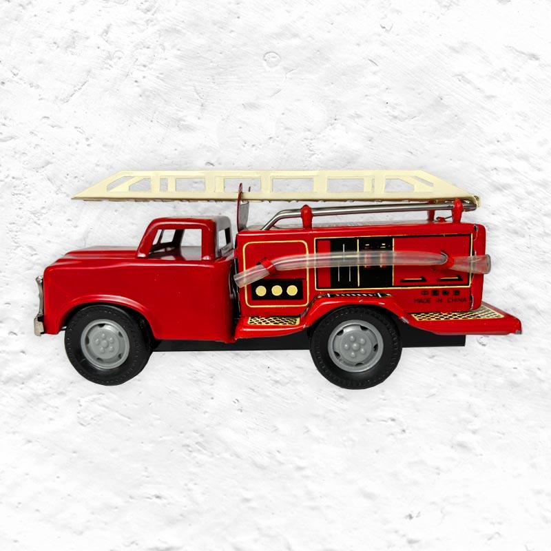Fire engine tin toy