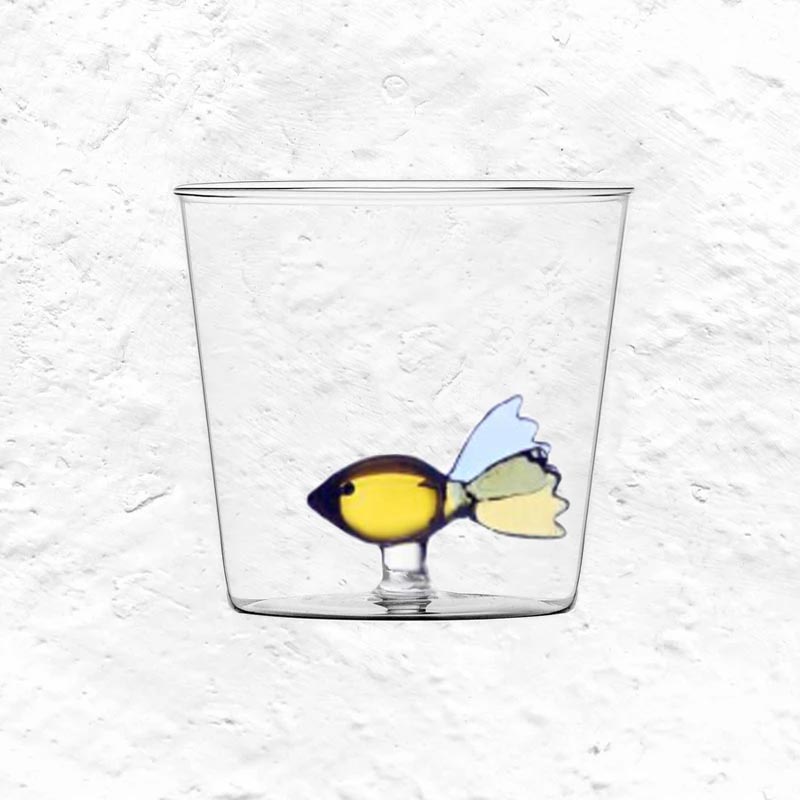 Fish Tumbler - des. Alessandra Baldereschi for Ichendorf Milano
