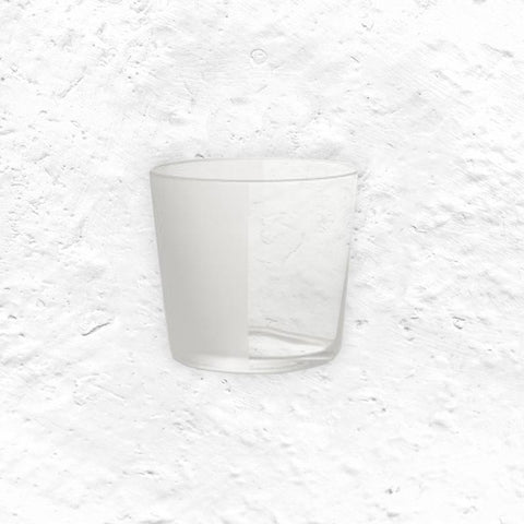 Frosted Tumbler, In/Tagli Collection, by Schoenhuber Franchi