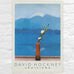 Mount Fuji and Flowers poster by David Hockney