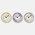 Lemnos Fun Pun Wall Clock - Grey - des. Yoko Dobashi