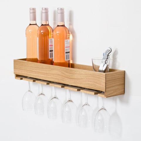 Cookhouse glass holder shelf des. Lincoln Rivers for Wireworks