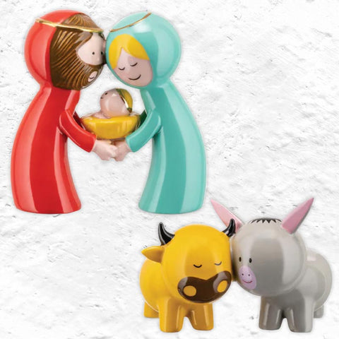 Happy Eternity Baby Nativity Figures - des. Massimo Giacon & Marcello Jori (made by Alessi)