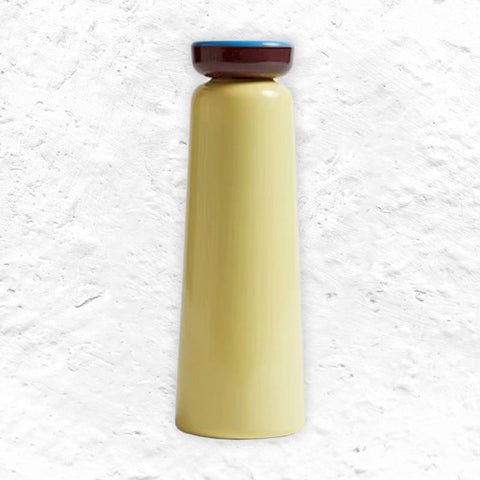 Insulated drinks bottle des. George Sowden for Hay - light yellow, .35l