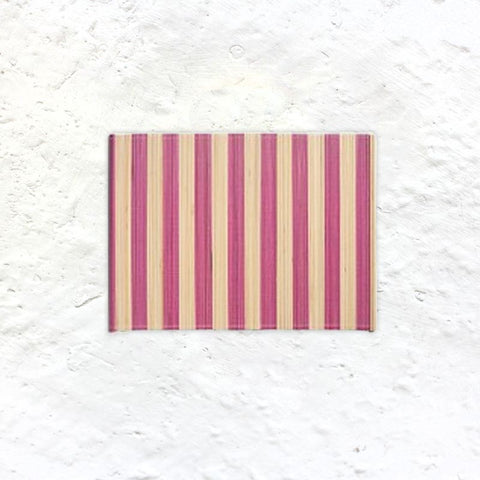 Pink Bamboo Placemat by & Klevering