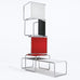 Laccio side table - chrome frame - black Fenix top - designed by Marcel Breuer, 1924 - made by Knoll