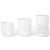 Tea Light Holders Set of Three, by Räder