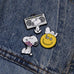 Peanuts Music Is Life Snoopy DJ Enamel Pin Badge - Magpie x Peanuts