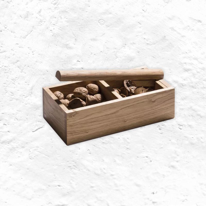 Nutcracker Box with Lever - Oak - by Side by Side