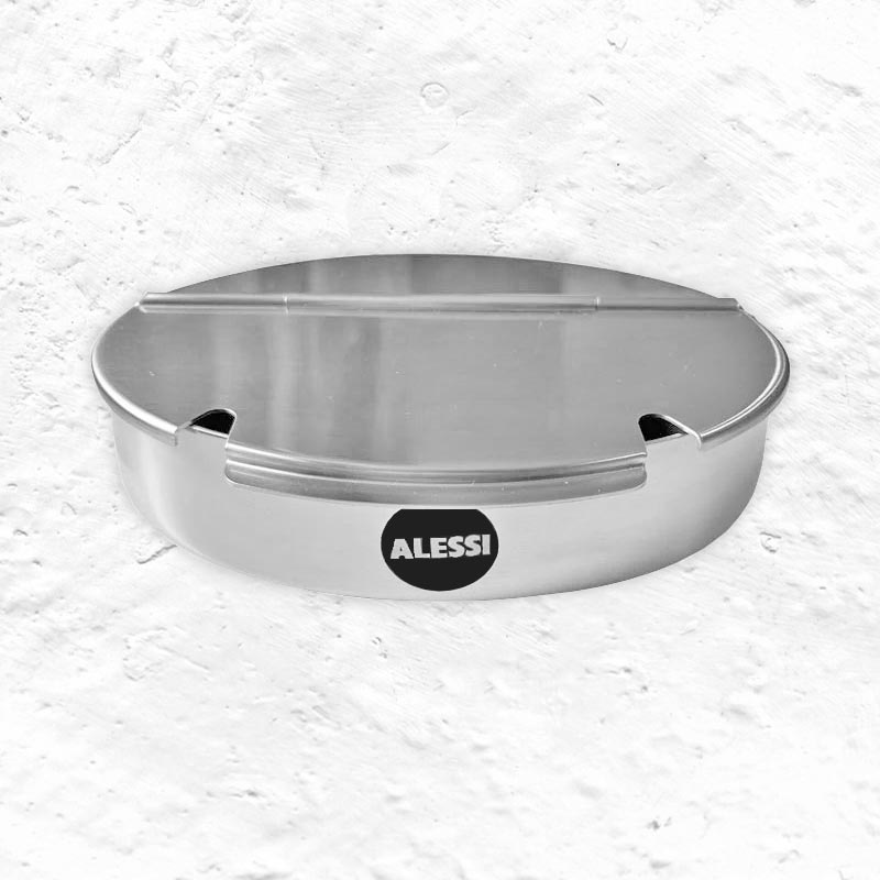 Oval Stainless Steel Sugar Bowl, des. Mazzeri and Vitale for Alessi