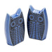 Magpie x Hornsea, Owl Cruet Set in Blue, orignal des. by John Clappison