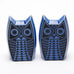 Magpie x Hornsea, Owl Cruet Set in Blue, orignal des. by John Clappison