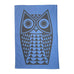 Magpie x Hornsea, Owl Tea towel in Blue