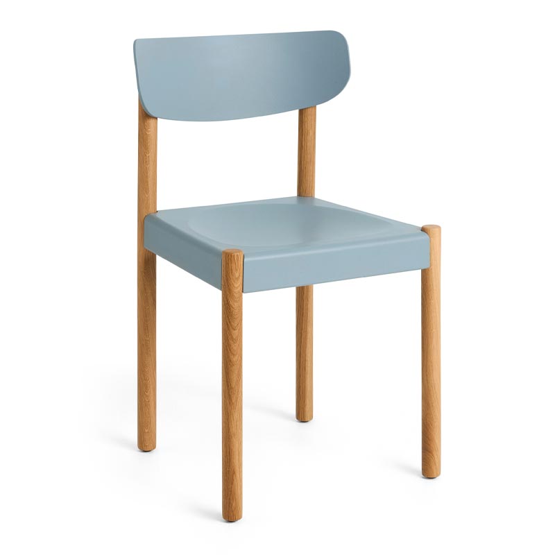 Pack Chair 10 - Ash blue - Oiled Oak, des. Jasper Morrison for HAY