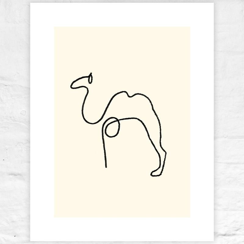 Le Chameau poster by Pablo Picasso