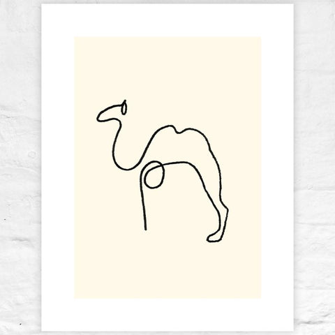 Le Chameau poster by Pablo Picasso