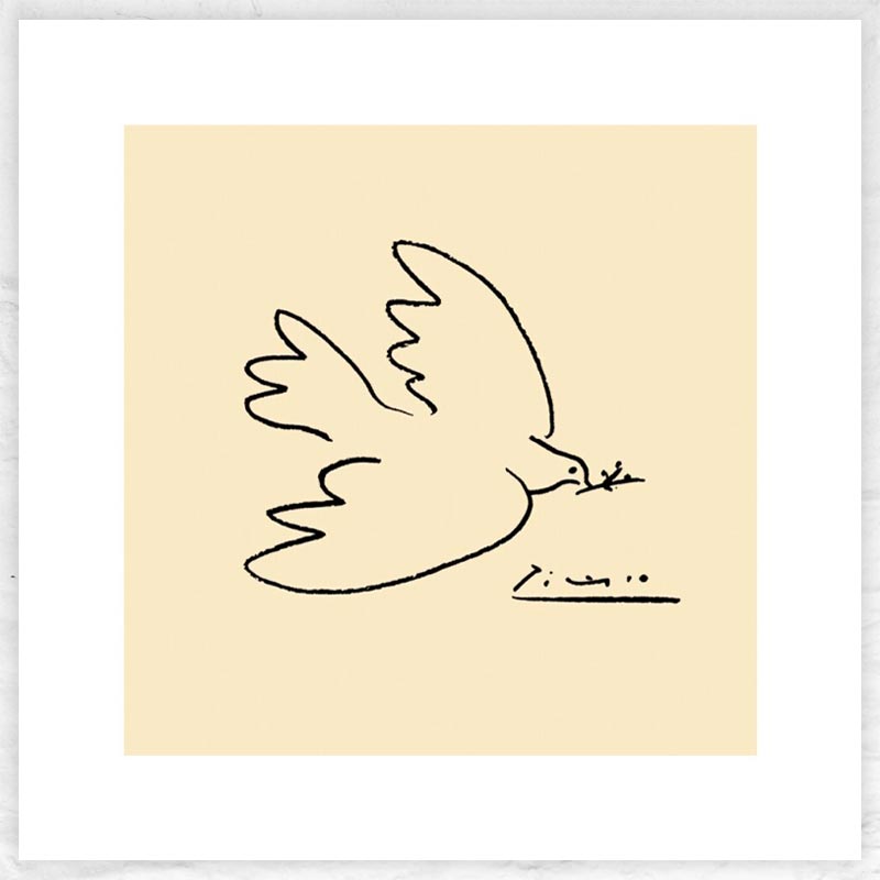 La Colombe de la Paix, 1945 poster by Pablo Picasso