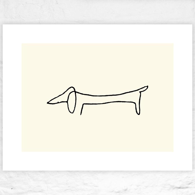 Le Chien poster by Pablo Picasso