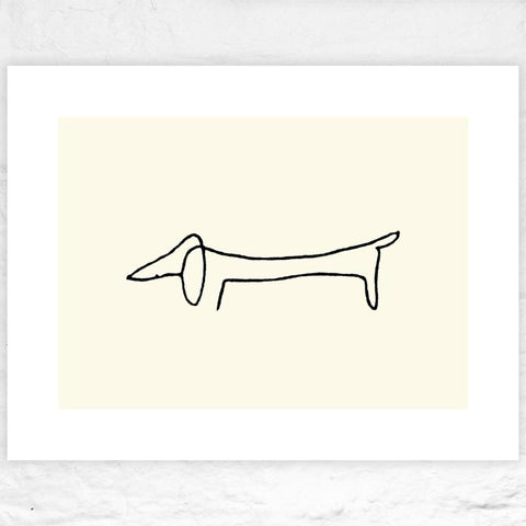 Le Chien poster by Pablo Picasso