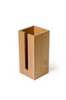 Oak Box Toilet Roll Holder des. Lincoln Rivers for Wireworks