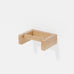 Oak Toilet Roll Holder des. Lincoln Rivers for Wireworks